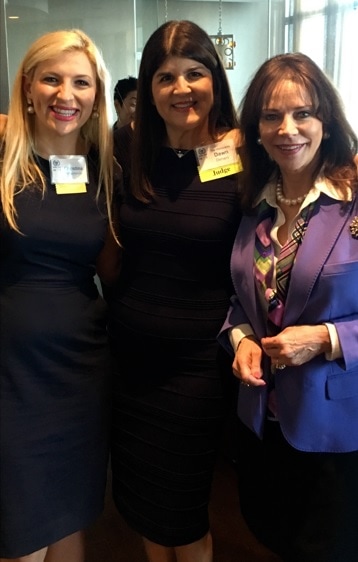 Judge Dawn Denaro attending the Florida Association for Women Lawyers 37th Annual Installation and Awards Dinner with Judge Dawn Denaro with Christina DiRaimondo and Katherine Fernandez Rundle